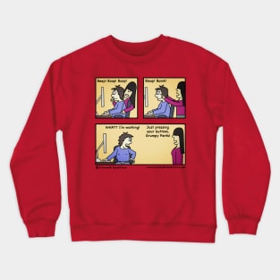 Pressing buttons Crewneck Sweatshirt